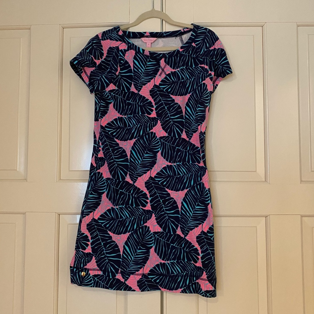Lilly Pulitzer Sz M Dress Under The Palms Print
